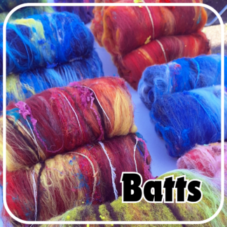 Hand carded batts