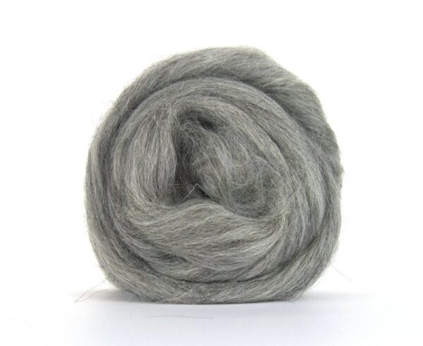 ICELANDIC wool top -Mid grey - Image 3
