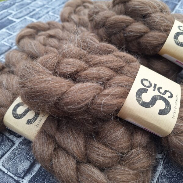 FAROE ISLAND wool top - Brown - Image 2