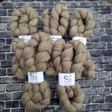 SHETLAND wool top - Grey