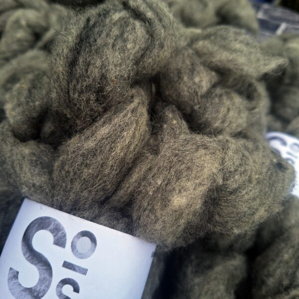 CHEVIOT wool sliver - Light Grey - Image 4