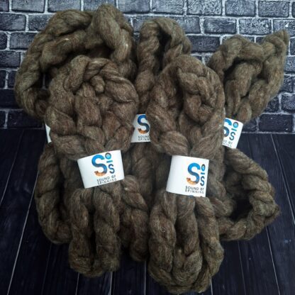 CORRIEDALE wool sliver - Grey - Image 2