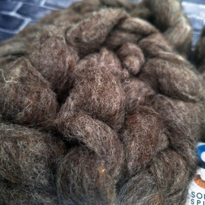 CORRIEDALE wool sliver - Grey - Image 4