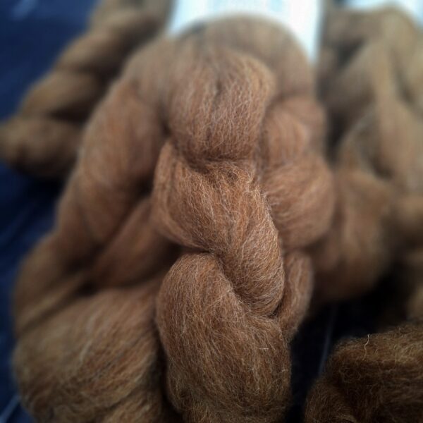 SHETLAND wool top - Moorit - Image 4