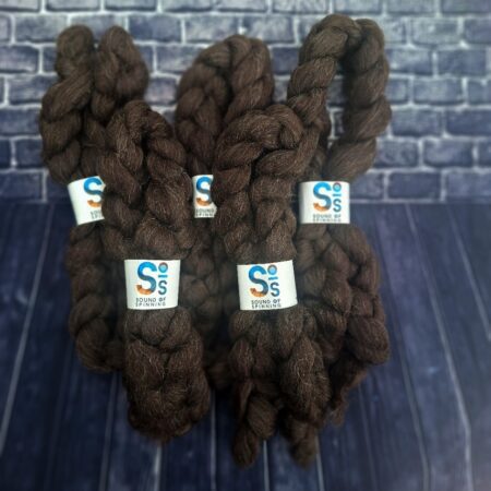 SHETLAND wool top - Black