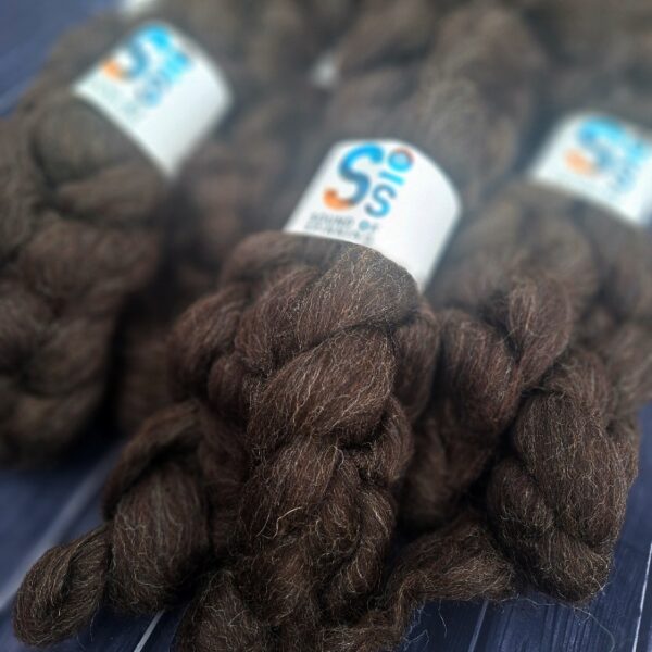 SHETLAND wool top - Black - Image 3