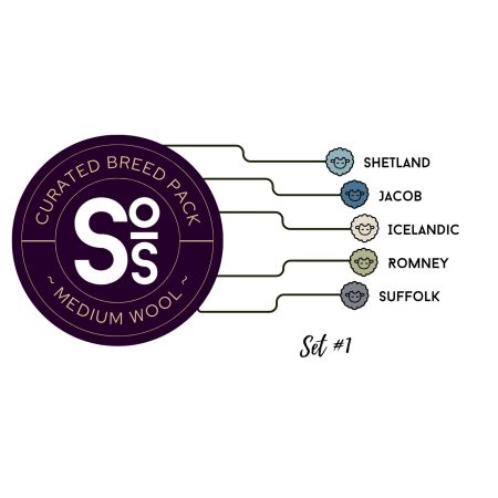 Breed pack - MEDIUM wool (Set #1)