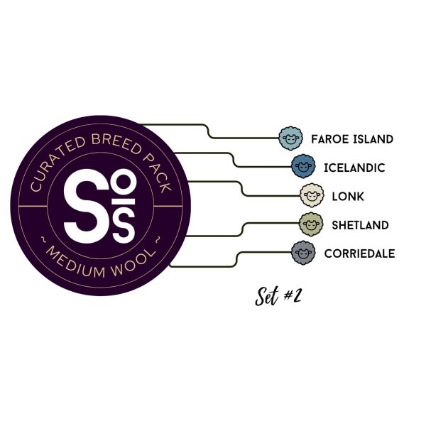 Breed pack - MEDIUM wool (Set #2)